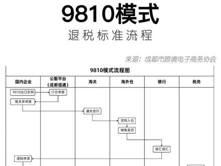 9810模式退税标准流程#电商 #出海 #海运 #9810