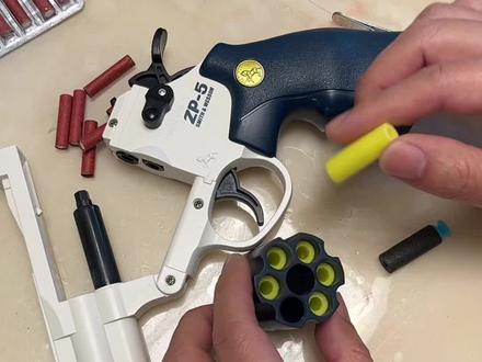 左轮玩具枪怎么安装摔p看过来,很简单 #左轮玩具手枪