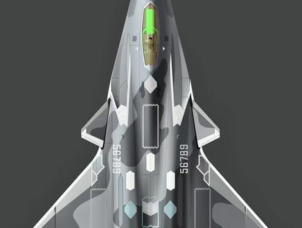 #飞机 #战斗机 第六代歼轰涂装效果