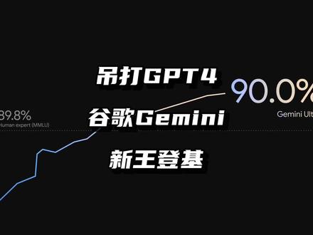 谷歌强势发布gemini,各项评分碾压GPT4 谷歌强势发布gemini,各项评分碾压GPT4,原生多模态简直吊炸天,目前中号pro版已加入bard,小号nano将作为安卓14系统级AI。#谷歌发布gemini超越GPT4 #openai #chatgpt #ai #人工智能