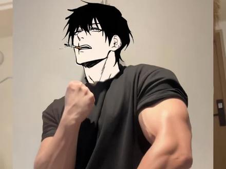 面具底下可以是任何人 你就是最帅的 #男生拍照 #男生p图#伏黑甚尔 #伏黑甚尔cos