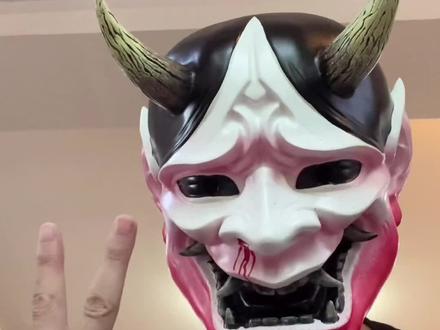 如果你没有解锁抗揍技能,不建议强行装13 ,别问我怎么知道的?#般若 #手办 #面具