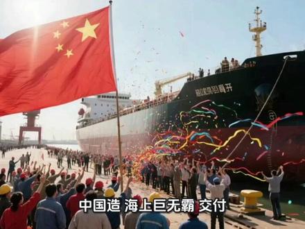 Part106:中国自研超大型油船交付,三项数据领先世界 3月25日,大连造船厂自主研发的30.7万吨超大型油船“君望”轮正式交付,比计划工期提前3个月完成。“君望”轮的各项数据彰显出了中国造船的强大实力。船长333米、船宽60米,甲板超1.8万平方米,总涂装面积54万平方米,相当于76个足球场,从船底到驾驶室近20层楼高,堪称“海上移动能源堡垒”。#科普 #造船 #中国制造 #能源 #高端装备