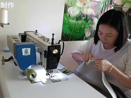 手把手教你窗帘卷侧边的小技巧,不扭不皱,平整美观 #窗帘加工