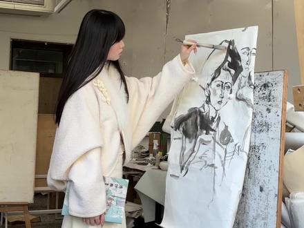 画室冬日合集 #艺术生穿搭