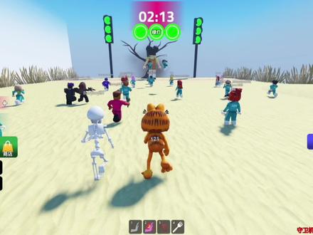 加菲猫勇闯木头人#游戏