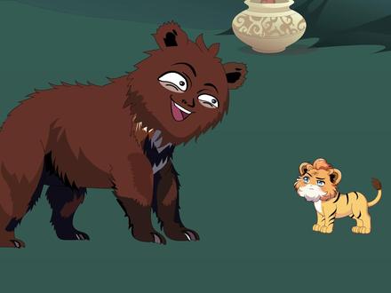 豹子看上老虎,准备抓一头当老婆 #动画短片