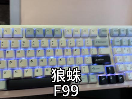 综合素质很高的一把键盘,不愧是狼蛛旗舰#机械键盘 #狼蛛f99