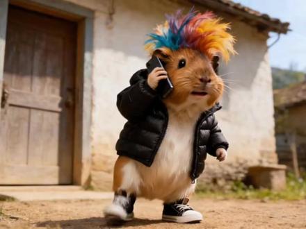 猪儿虫差点就被妞妞收拾了#猪妞 #ai动画 #ai短剧 #动物成精 #豚鼠