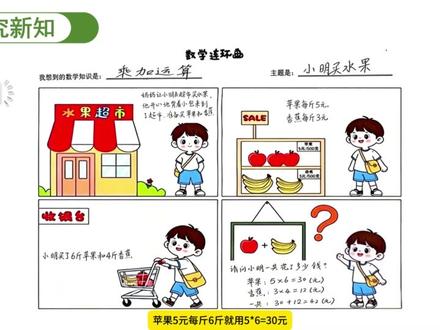 二年级下册数学连环画《③小小故事会》#二年级下册数学 #辅导作业#课件#微课#复习