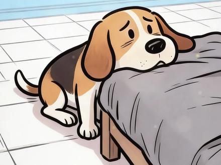 比格:“原来你是去当牛马啊,那我不去了!!” #小狗狗能有什么坏心思 #不养狗不知道养狗的乐趣 #比格犬 #狗子成精了 #画画