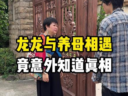 龙龙与养母相遇,竟意外得知真相 #家庭 #寻亲 #记录真实生活点滴 #真实情感