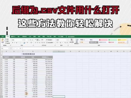 后缀为.csv文件用什么打开?这些方法教你轻松解决! #电脑小技巧 #办公软件技巧 #办公技巧