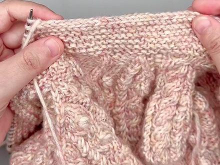 非常适合搓衣板针收针的方法,icord2针的包边收针~#爱生活爱编织 #棒针编织 #玩毛线 #毛线 #教程