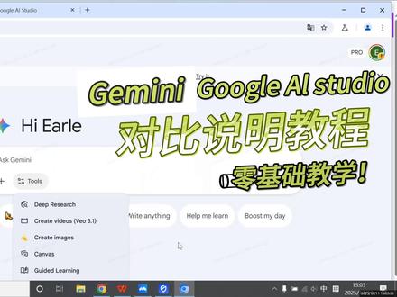 Gemini和ai studio傻傻分不清?今天教你搞懂两者区别!#谷歌 #谷歌gemini #gemini #AI #gemini教程