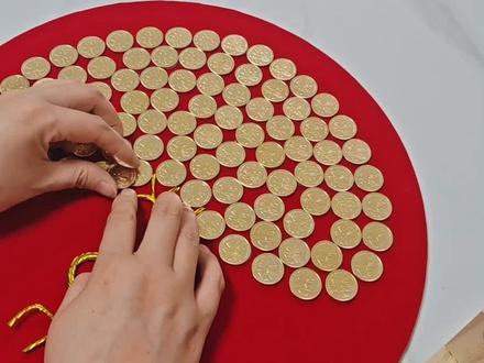 圆形硬 币🪙发财树详细版教程#手工打造 #原创手工 #手工diy制作