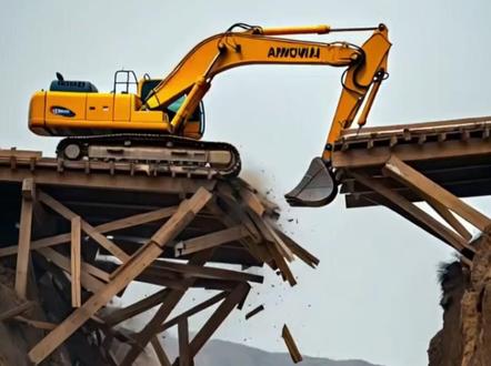 挖掘机能过去吗 #挖掘机#挖掘机视频#挖掘机挖土视频#挖挖机的日常#挖掘机工作第一视角视频