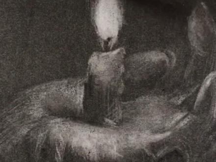 清明节了,用素描传递我的心声#画画 #静物素描 #抖音小助手 #少儿美术 @DOU+小助手