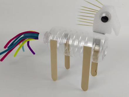 马年小马拼装教程#手工diy #科技小制作 #创意diy #手工教程 #手工达人