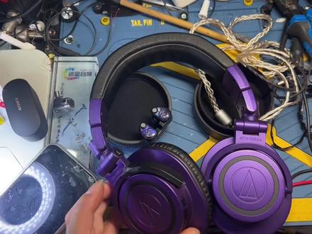 铁三角m50x耳机修复案例 铁三角耳机维修#铁三角耳机维修 #铁三角m50x耳机维修 #铁三角m70x维修 #铁三角耳机修复 #铁三角耳机