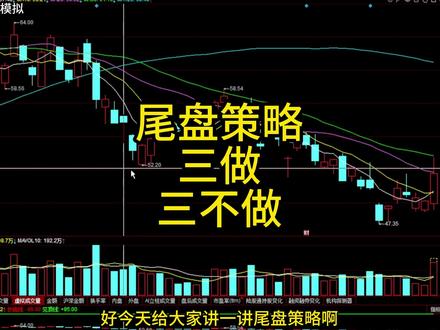 尾盘策略,三做三不做! 这三点非常重要,不是每天都非要交易!#同花顺 #股民 #技术 #股票 #趋势