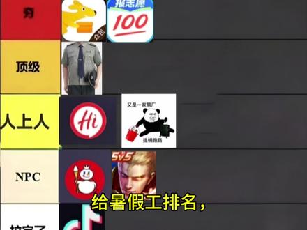 有想吐槽或者推荐的职业可以私我投稿#暑假工