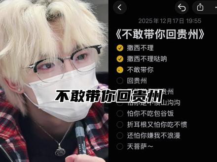 不敢带你回贵州 #撒西不理哒呐 #贵州方言 #撒西不理哒呐方言版 #听潮阁文瑾