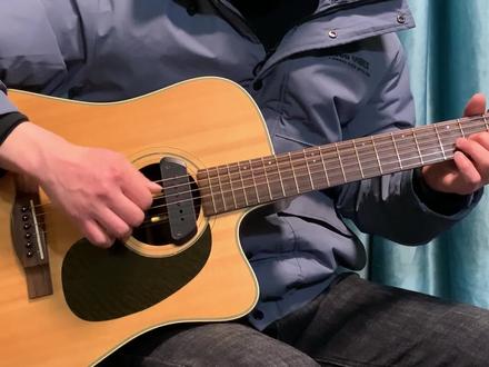 《安河桥》间奏#吉他教学 #指弹 #吉他 #打板 #安河桥