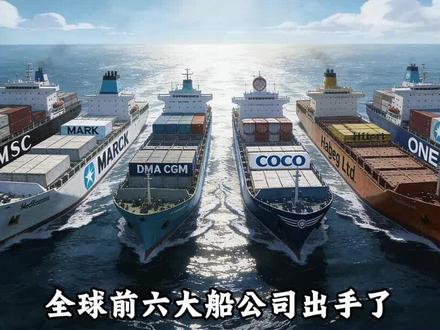 中东航线大变天,全球前六大船公司出手了!#热点 #霍尔木兹海峡 #海运物流 #中东局势