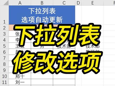 Excel中已经做好的下拉列表选项如何进行修改;使用Ctrl + T 超级表 自动更新下拉列表选项;下拉列表修改选项;#excel #excel技巧 #office办公技巧 #wps #wps表格 #excel文员 #职场加分技能 #708090后 #玩转office #宝妈 #每日excel #每天学习一点点 #文员 #文员零基础入门教程 #办公技巧 #干货分享