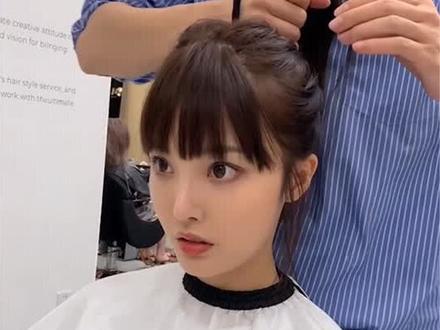 手残党秒会 扎一款马尾#深圳美发店 #author