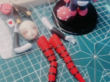 制作莉莉安零件的一天#超轻粘土作品 #绘画 #粘土教程