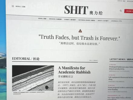 现实中谁不想急头白脸发十篇shit呢 #学术 #万万没想到 #抽象 #论文