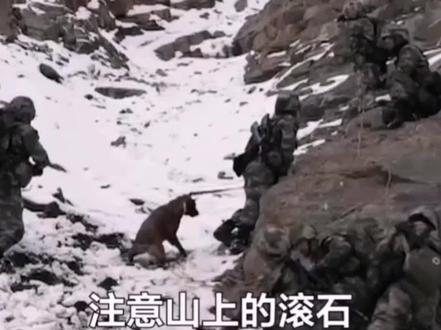 边防战士被石头砸中膝盖,看着都痛!辛苦了,向你们致敬!