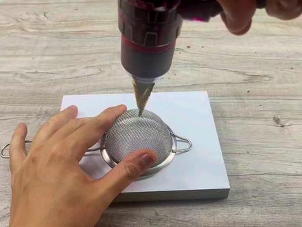 谁能想到用漏勺竟然能制作电视天线 #手工