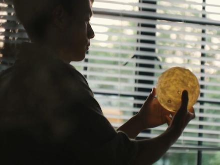 谁不梦想在床头拥有一颗会发光的月球呢? #手工diy #中秋