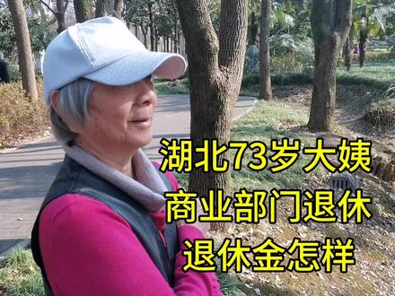 湖北73岁大姨,商业部门退休,退休金怎样?