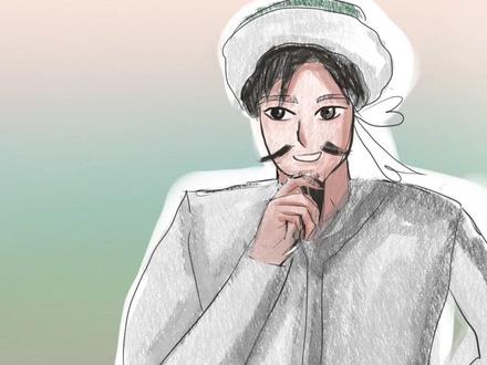 阿凡提怎么天天都这么开心?#阿凡提 #绘画 #音乐 #热点 #阿凡提的故事