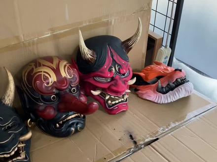 #面具 #般若面具 #天狗面具 @DOU+小助手 关于那些天真无邪的同学问的无解问题……