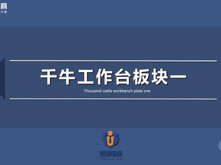 电商客服新手培训课程#电商 #某宝客服 千牛工作台板块一 讲解菜鸟级别认识
