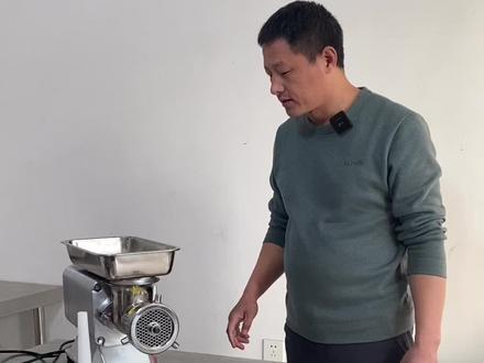 #绞肉机 #台式大功率绞肉机 灌肠安装方法