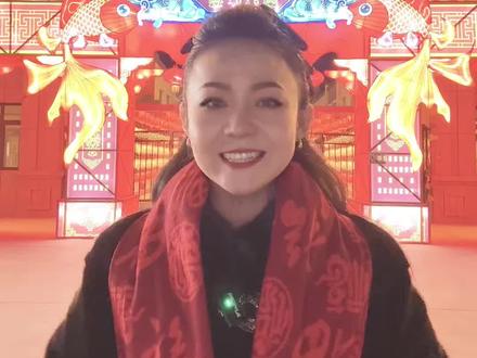 库尔勒市恰尔巴格乡安居尔小镇灯展璀璨 年味拉满迎新春#库尔勒 #新春快乐