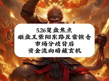 5.26复盘焦点