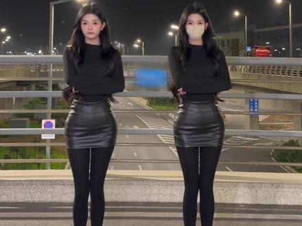 都拍走路 那我来个舞蹈版的#露圆摇 #原创 #跟你的姐妹一起拍 #野狼disco #小皮裙大波浪