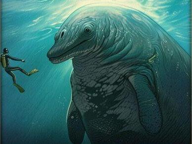 秘鲁巨鲸:挑战蓝鲸霸主地位的史前巨兽 #史前鲸鱼 #秘鲁鲸 #科普 #古生物 #热点小助手