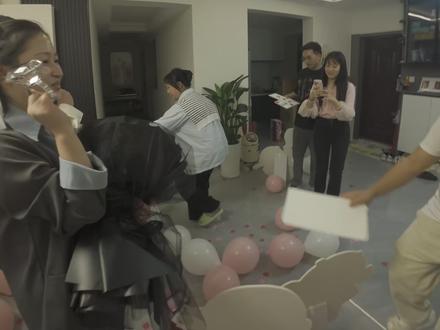 《求婚》花絮 主角出门,看我们布置场地后怎么忐忑的等他们回家#分享春日的美好 #县城生活