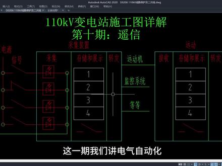 110kv变电站施工图详解,遥信的原理,电站都多少遥信,怎么接线#电工 #电气#电气自动化 #施工图 #技术分享