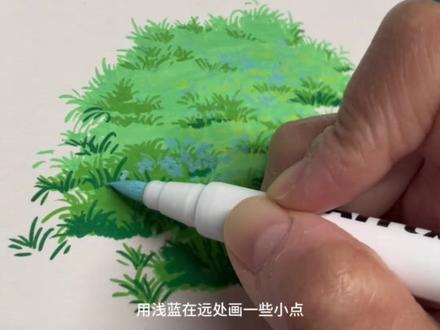 一分钟画草地‖视频教程
超级简单的草地画法,拿起你的画笔,一
起来画呀~
笔:阿泰诗丙烯马克笔
#手绘 #绘画 #画画教程 #阿泰诗丙烯马克笔 #一起学画画