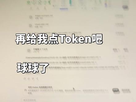 再给我点Token吧
球球了
#codex
