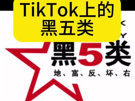 Tiktok 黑五类?#tiktok